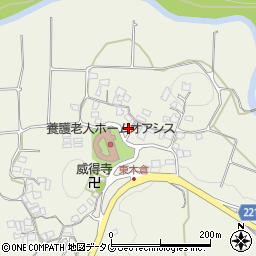 熊本県上益城郡御船町木倉5004周辺の地図