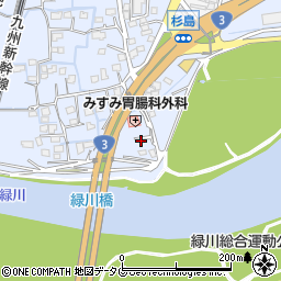 熊本県熊本市南区富合町杉島909周辺の地図