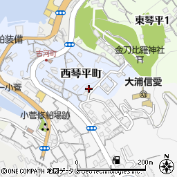 長崎県長崎市西琴平町11-27周辺の地図