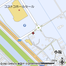 熊本県上益城郡御船町小坂1502周辺の地図
