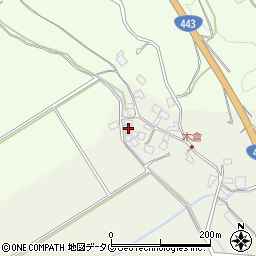 熊本県上益城郡御船町木倉8698周辺の地図