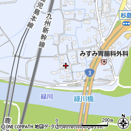 熊本県熊本市南区富合町杉島888周辺の地図
