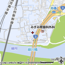 熊本県熊本市南区富合町杉島931周辺の地図