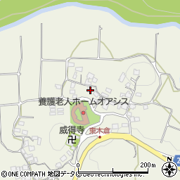 熊本県上益城郡御船町木倉5002周辺の地図