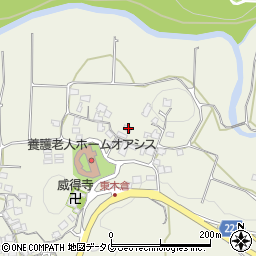 熊本県上益城郡御船町木倉5090周辺の地図