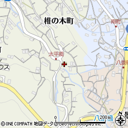 ローソン長崎椎の木町店周辺の地図