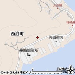 長崎県長崎市西泊町24周辺の地図