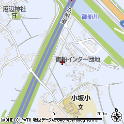 熊本県上益城郡御船町小坂2219周辺の地図