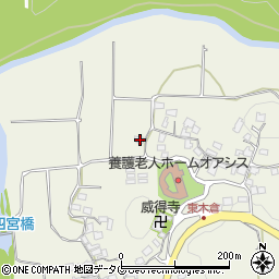 熊本県上益城郡御船町木倉4995周辺の地図