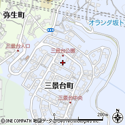 三景台第1公園周辺の地図