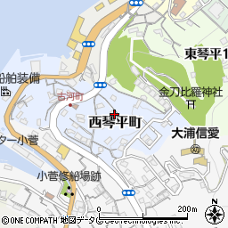 長崎県長崎市西琴平町11-12周辺の地図