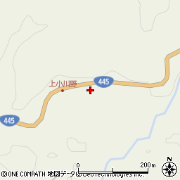 熊本県上益城郡御船町七滝4153周辺の地図