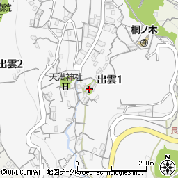 弘仁寺周辺の地図
