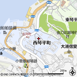 長崎県長崎市西琴平町11-5周辺の地図