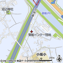熊本県上益城郡御船町小坂2221周辺の地図