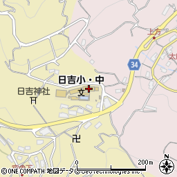 長崎市立日吉小学校周辺の地図