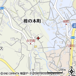 長崎県長崎市椎の木町周辺の地図