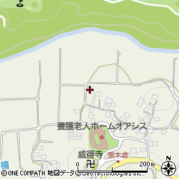 熊本県上益城郡御船町木倉5011周辺の地図