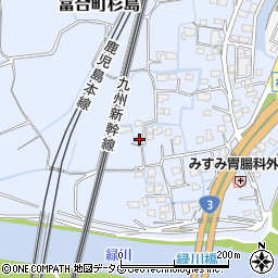 熊本県熊本市南区富合町杉島963周辺の地図