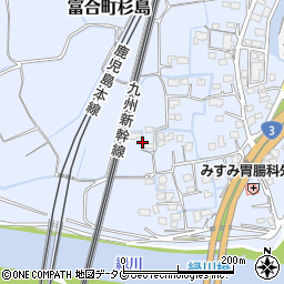 熊本県熊本市南区富合町杉島958-1周辺の地図