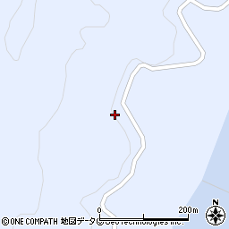 長崎県五島市平蔵町594周辺の地図