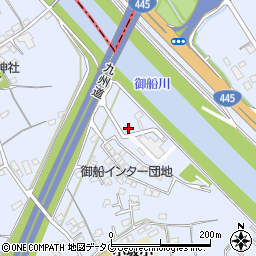 熊本県上益城郡御船町小坂2350周辺の地図