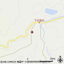 熊本県上益城郡御船町上野141周辺の地図