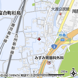 熊本県熊本市南区富合町杉島1141周辺の地図