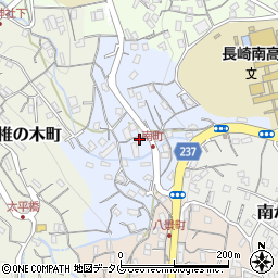 長崎県長崎市南町周辺の地図