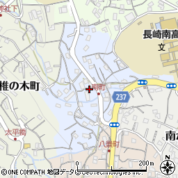 長崎県長崎市南町周辺の地図