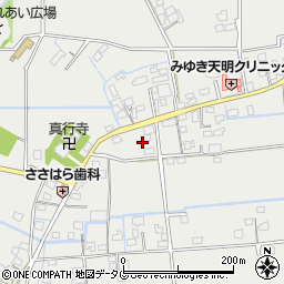 熊本県熊本市南区奥古閑町周辺の地図