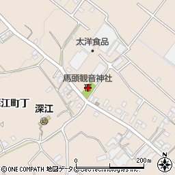 馬頭観音神社周辺の地図