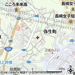 長崎県長崎市弥生町周辺の地図