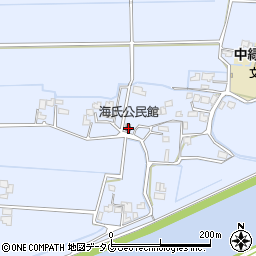 海氏公民館周辺の地図