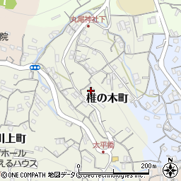 長崎県長崎市椎の木町17周辺の地図