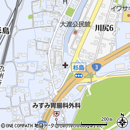 熊本県熊本市南区富合町杉島1149-30周辺の地図