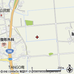 熊本県熊本市南区城南町千町周辺の地図