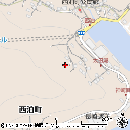 長崎県長崎市西泊町周辺の地図