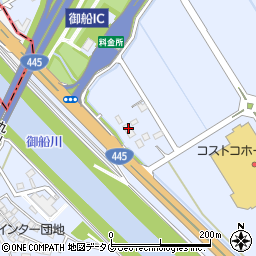 熊本県上益城郡御船町小坂1011周辺の地図
