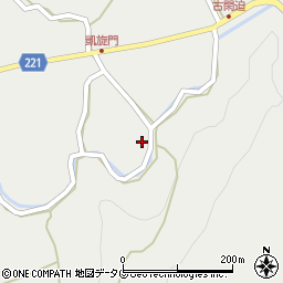 熊本県上益城郡御船町上野637周辺の地図