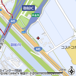 熊本県上益城郡御船町小坂1009周辺の地図