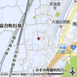 熊本県熊本市南区富合町杉島1132周辺の地図