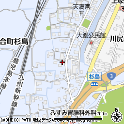 熊本県熊本市南区富合町杉島1134周辺の地図