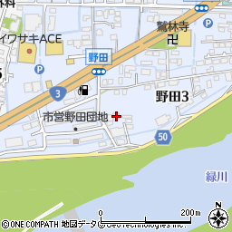 トダクリーン機材周辺の地図