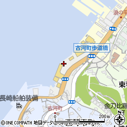 長崎県長崎市古河町周辺の地図