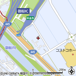 熊本県上益城郡御船町小坂824周辺の地図