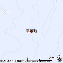 長崎県五島市平蔵町周辺の地図