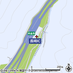 西日本高速道路株式会社　長崎料金所周辺の地図