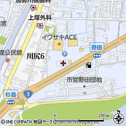 デビカ九州支店周辺の地図