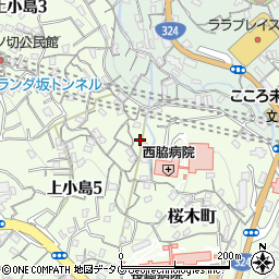 長崎県長崎市桜木町2周辺の地図